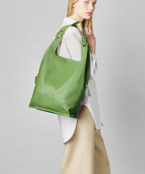 Supermarket Bag Large in bright moss green