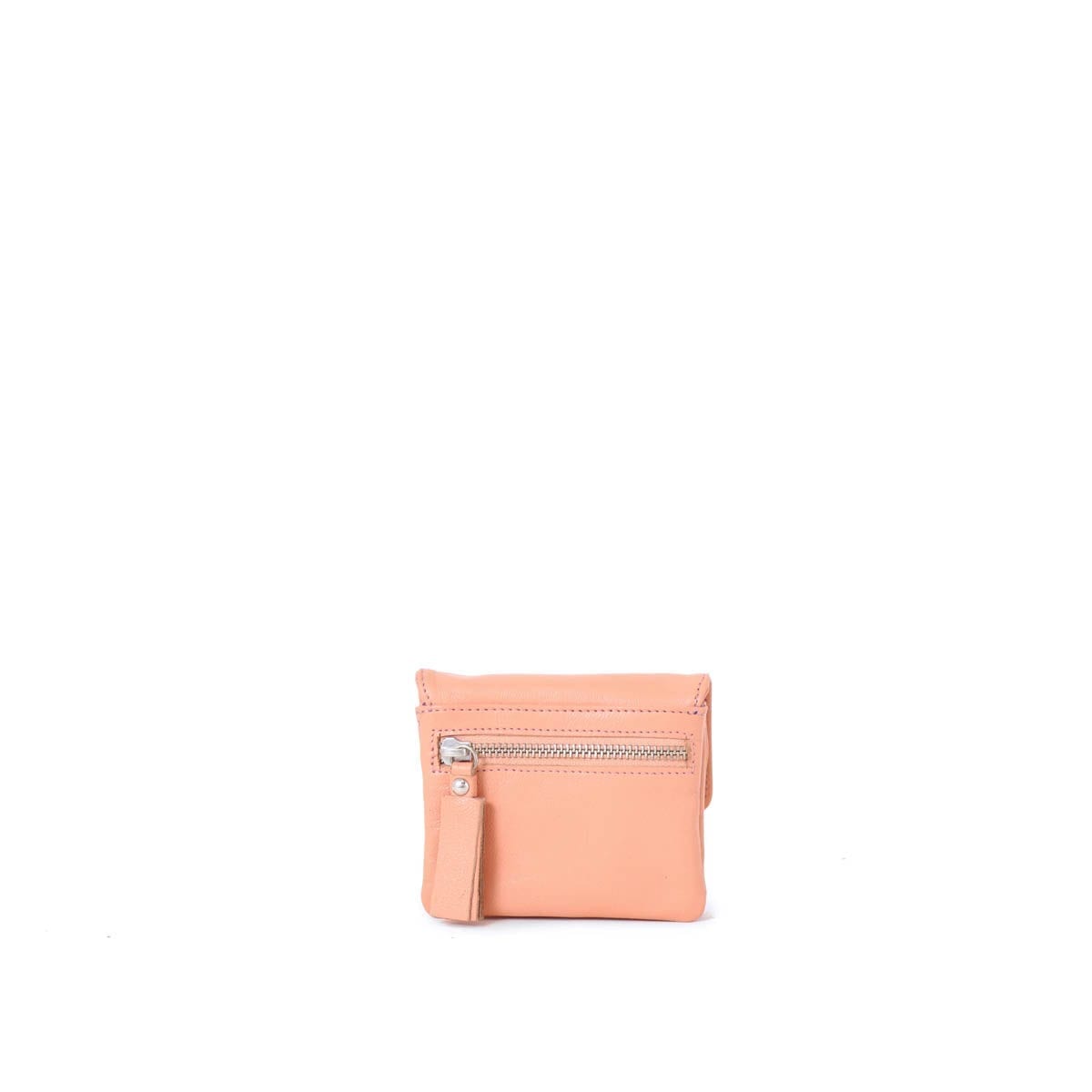 LUMI Emma Wallet, in melon, carries your tiny necessities beautifully.