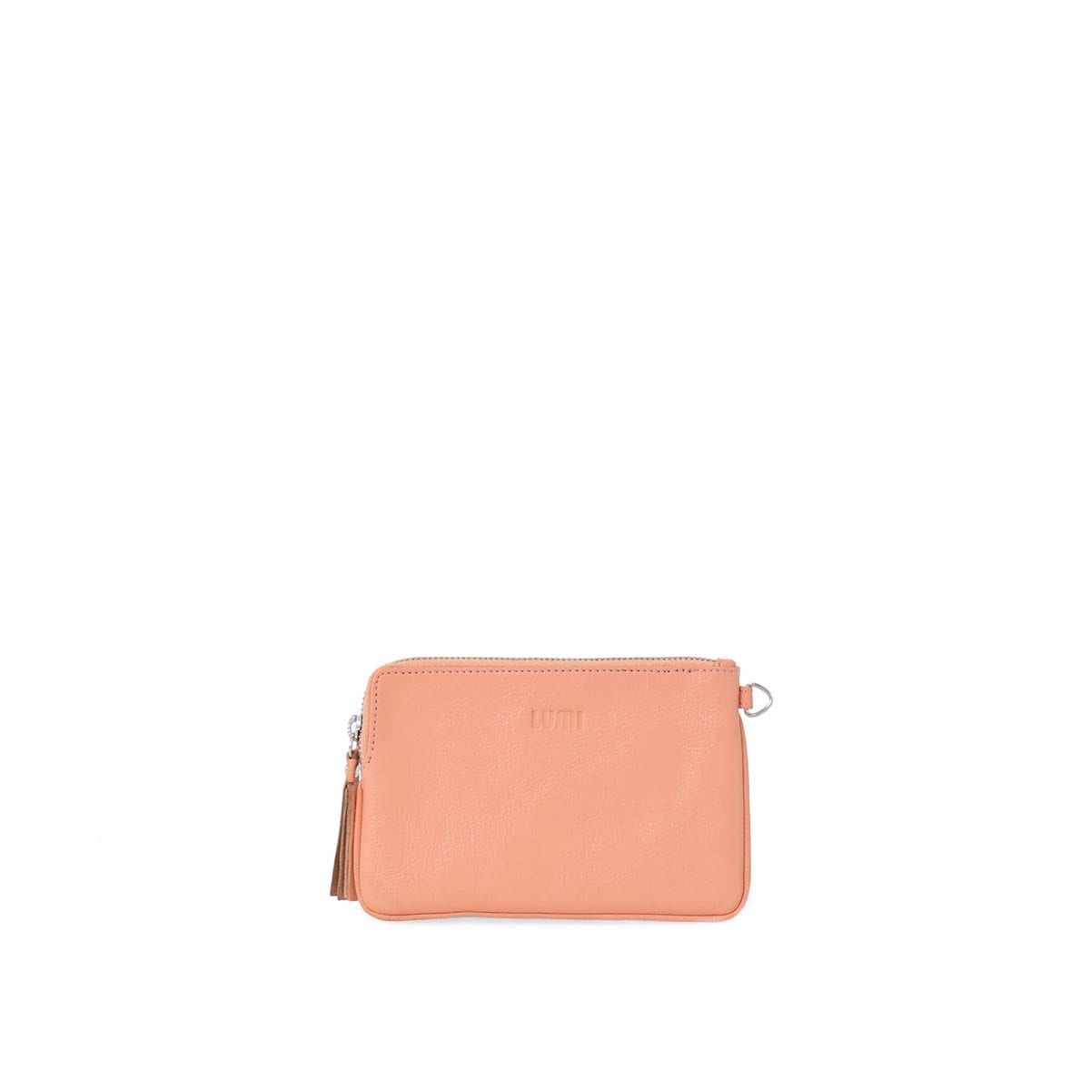 Karin Passport Pouch, in melon, carries your travel necessities and other little daily essentials.