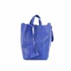 Linda Large Tote Floater Blue Silver