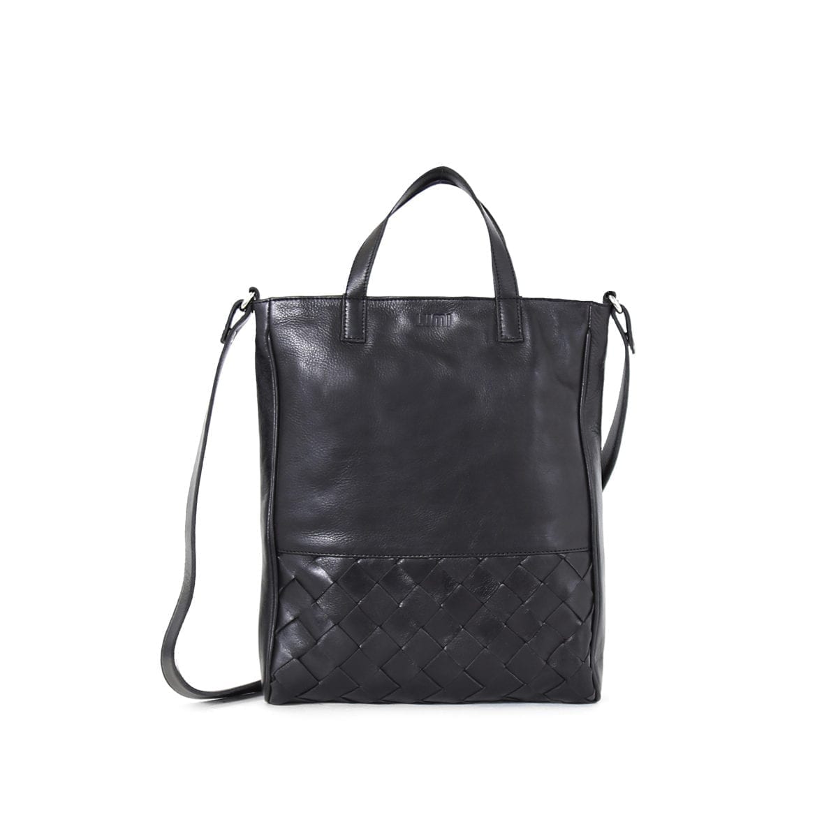 Signe Woven Tote Black