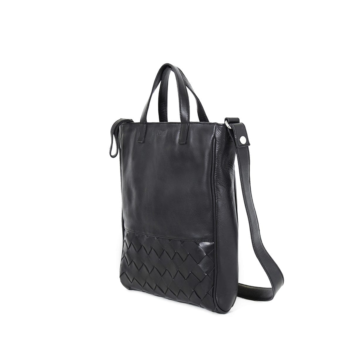 Signe Woven Tote Black