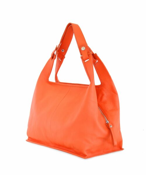LUMI Supermarket Bag XL in bright light coral.