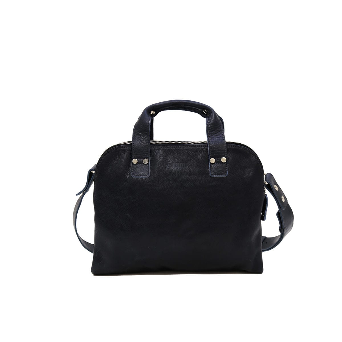 LUMI Johan Small Business Bag, in navy.