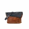 Theodore Messenger Bag Cognac / Navy