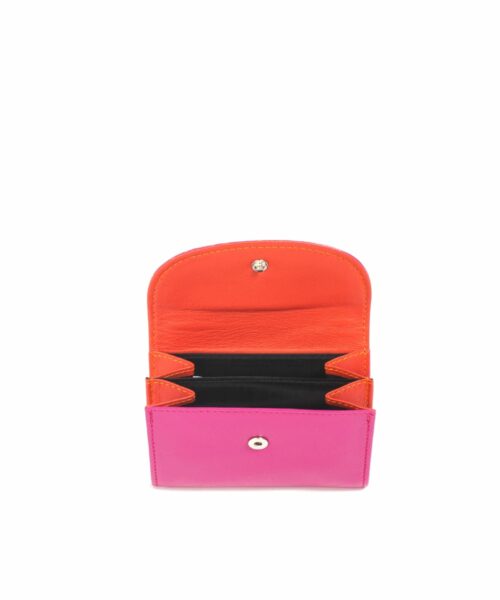 LUMI Åsa Card Wallet, in pink/coral.