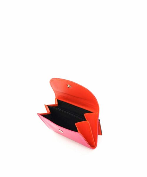 LUMI Åsa Card Wallet, in pink/coral.