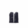Eveliina Perforated Gloves Navy Small (Outlet)