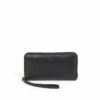 LUMI Orvokki Large Wallet, in black.