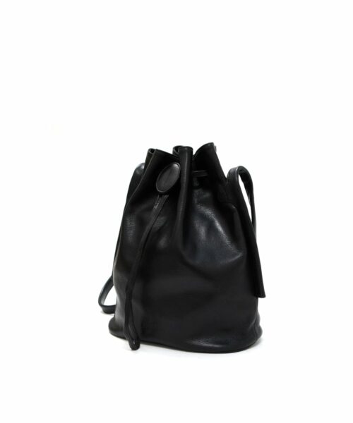 Lumi Verna Large Bucket Bag Black