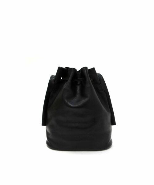 Lumi Verna Large Bucket Bag Black