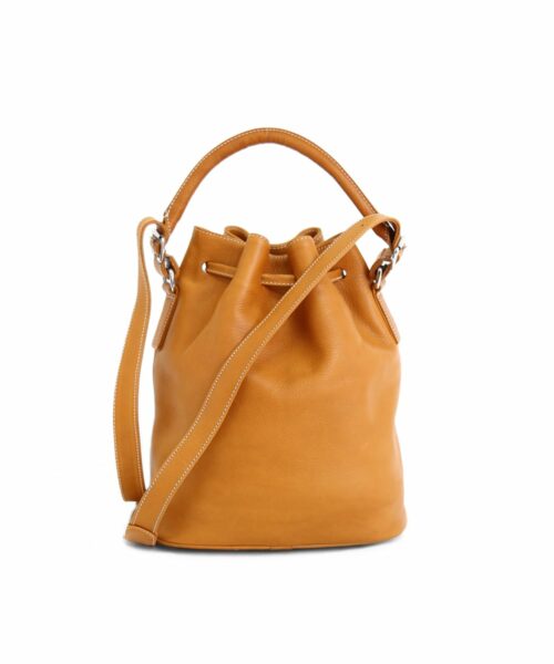 Katariina Large Bucket Bag Cognac
