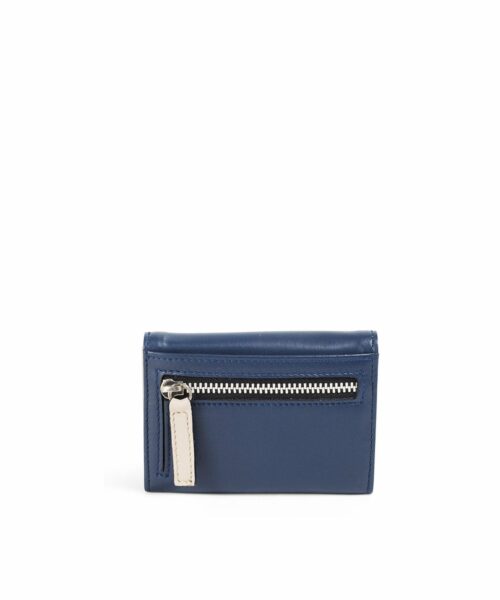 LUMI Åsa Card Wallet, in navy/taupe.
