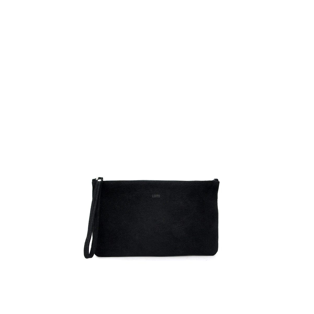 LUMI Raili Small Clutch Bubbles, in black, is from our Limited Edition. Raili makes a petite and functional accessory for your little daily essentials.