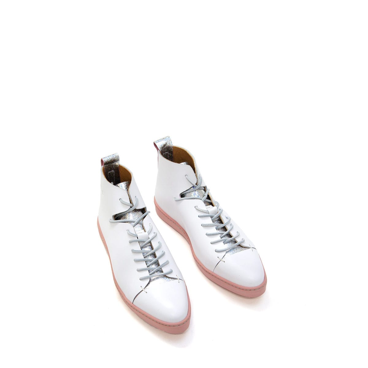 LUMI Tuulia Derby Shoe, in white.