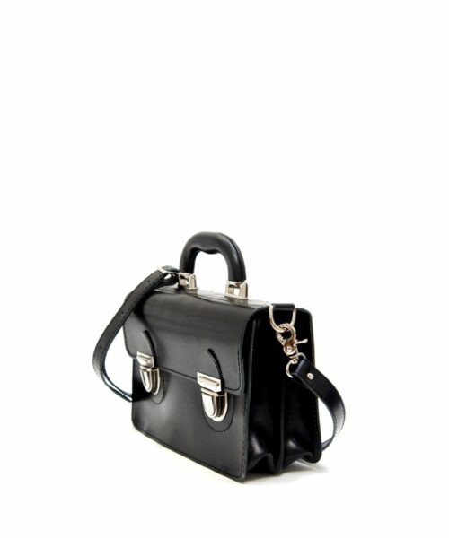 LUMI Miki Small Postman Bag, in black.
