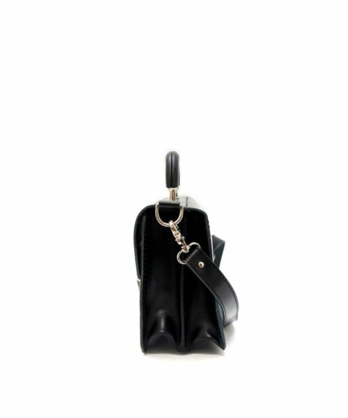 LUMI Miki Small Postman Bag, in black.