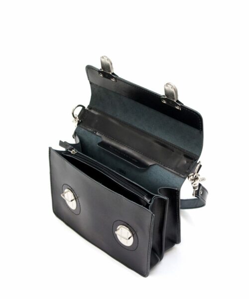 LUMI Miki Small Postman Bag, in black.