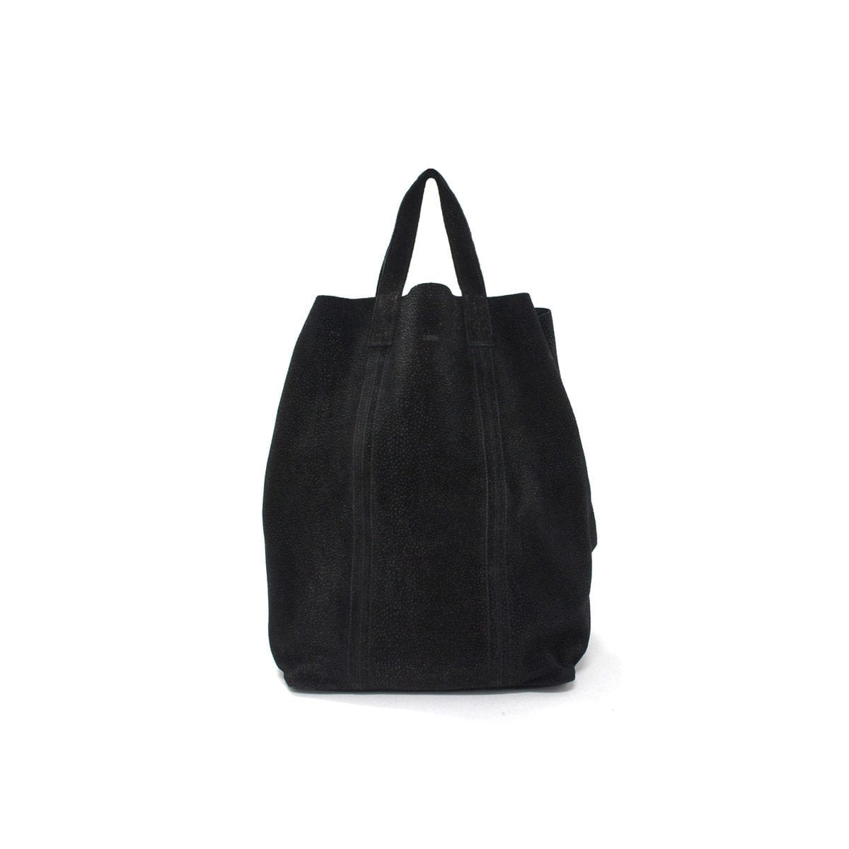 LUMI Linda Large Tote Bubbles, in black.