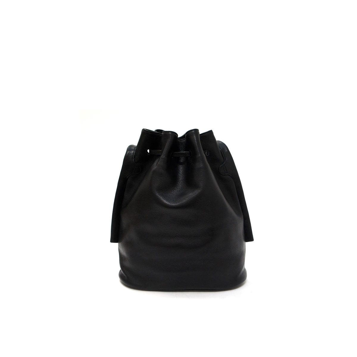 Lumi Verna Large Bucket Bag Black