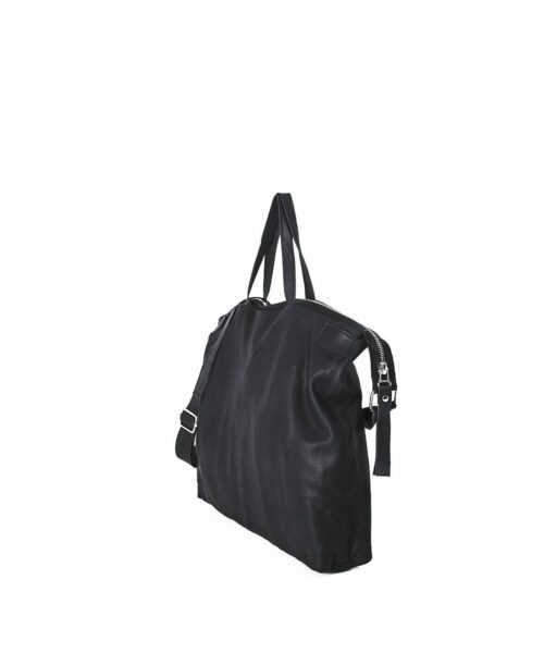 LUMI East-West Tote, in Black. Light and stylish – that is what this RAWTUS Tote is all about.