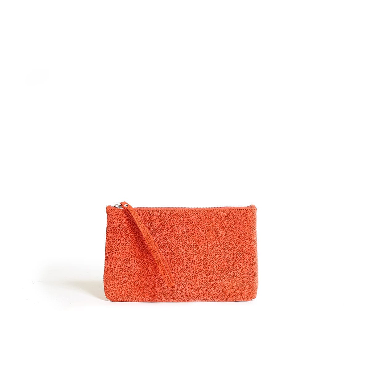 LUMI Raili Small Clutch Bubbles, in coral
