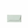 LUMI Talvikki Envelope Wallet in fresh mint and white combo. This wallet is perfect for daily use to safe-keep your cards and cash. Or use it as a clutch with your evening wear. The wallet is handmade from lovely and soft sheep napa leather, which makes it beautiful to hold in your hand.