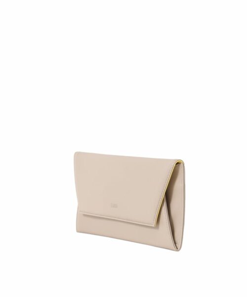 LUMI Talvikki Envelope Wallet in fresh taupe and sorbet combo. This wallet is perfect for daily use to safe-keep your cards and cash. Or use it as a clutch with your evening wear. The wallet is handmade from lovely and soft sheep napa leather, which makes it beautiful to hold in your hand.