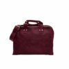LUMI James Business Bag, in wine, is all about urban functionality. Created using vegetable tanned, pull-up waxed leather.
