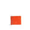 LUMI Laura Envelope Clutch, in coral combo.