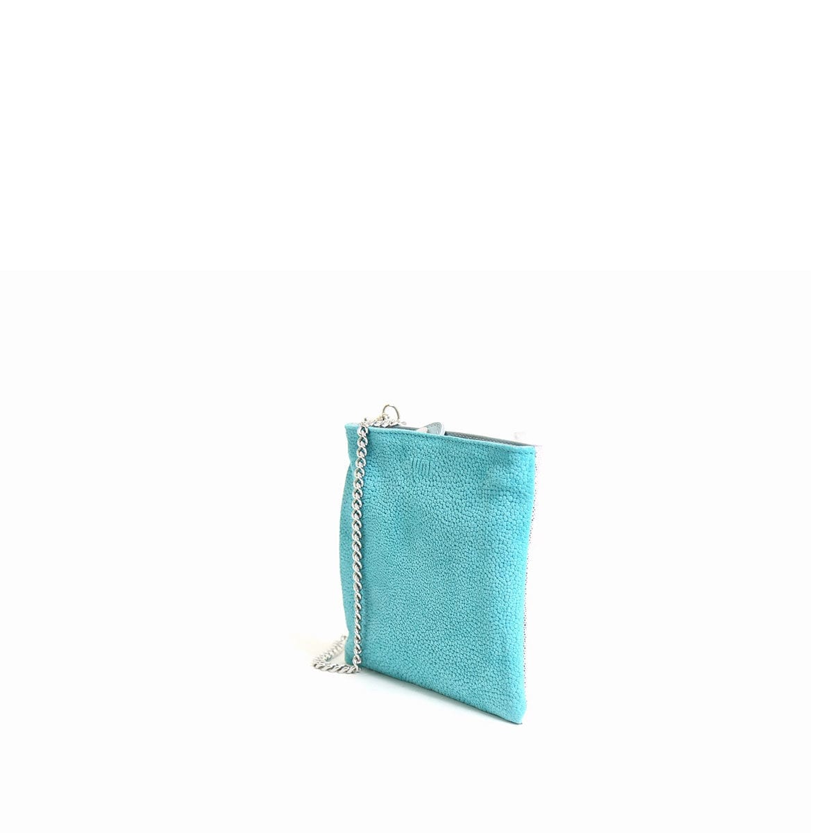 LUMI Laura Envelope Clutch, in turquoise combo.
