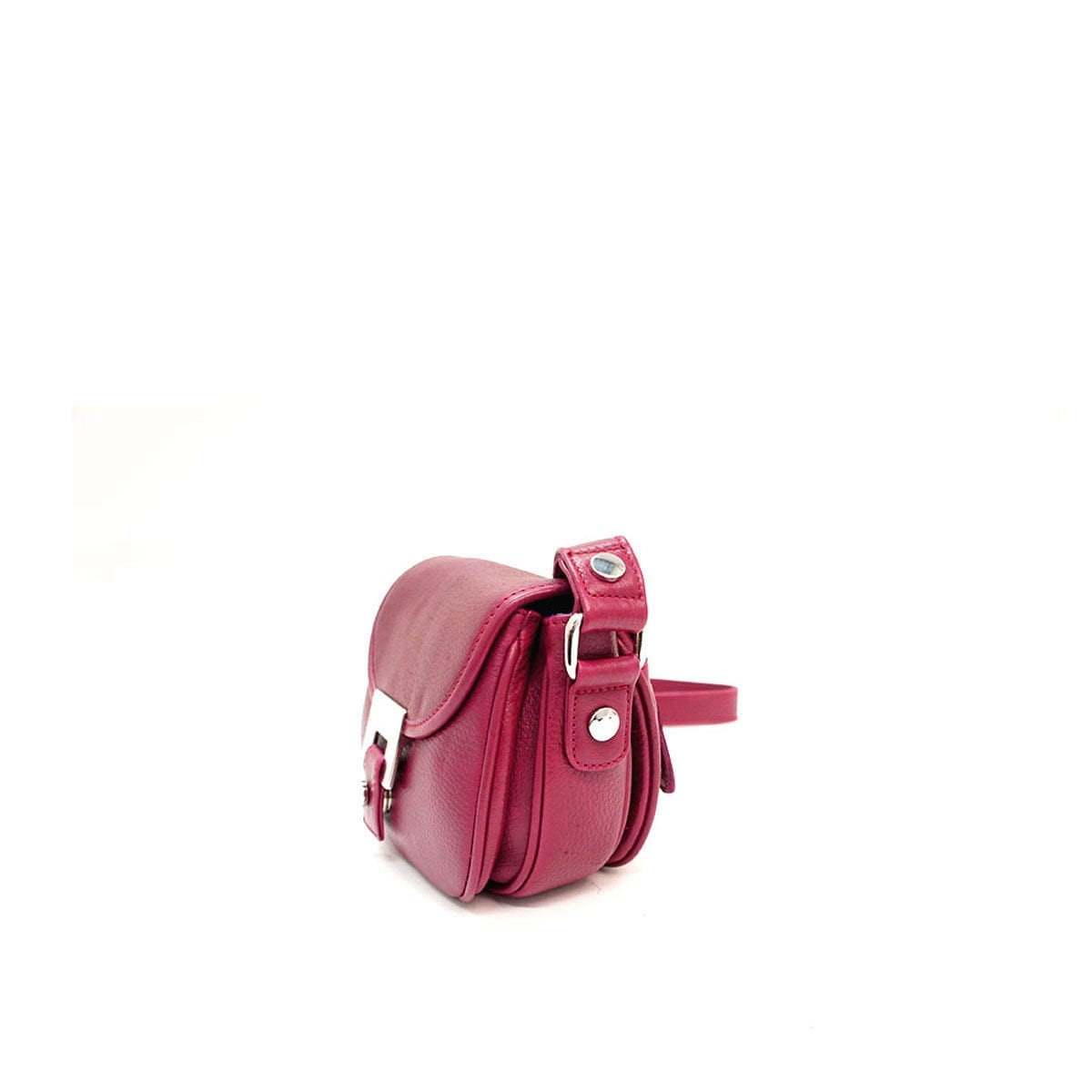 LUMI Olivia Mini Saddler, in wine.