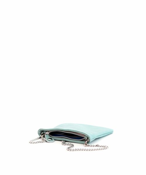 LUMI Laura Envelope Clutch, in Cielo blue.