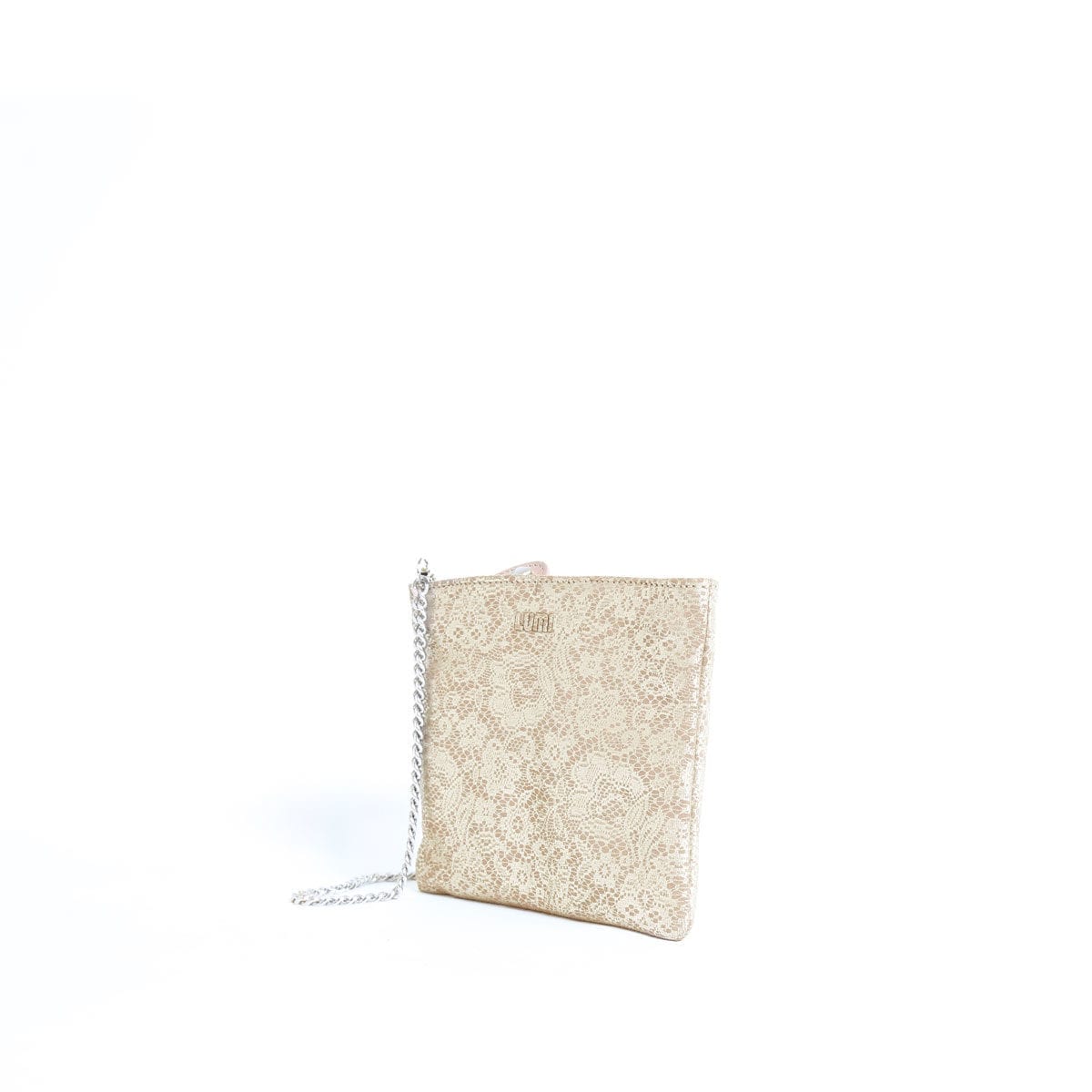 LUMI Laura Envelope Clutch, in lace beige.
