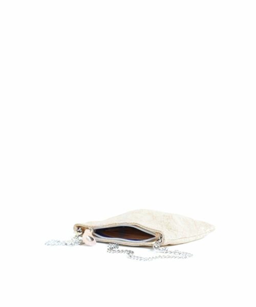 LUMI Laura Envelope Clutch, in lace beige.