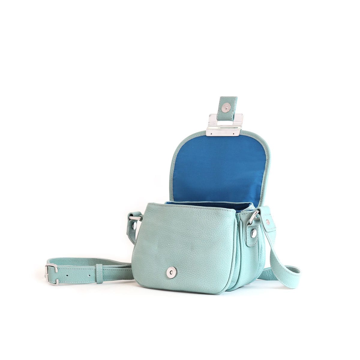 LUMI Olivia Mini Saddler, in Cielo blue.