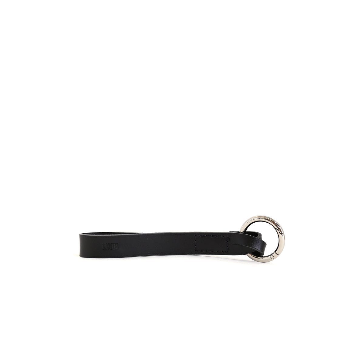LUMI Alvar Key Holder, in black, is created using natural vegetable tanned cow leather.