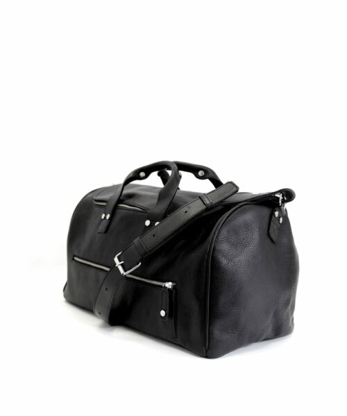 LUMI Kari Gym Bag, in black. This roomy gym bag to fits all your workout essentials