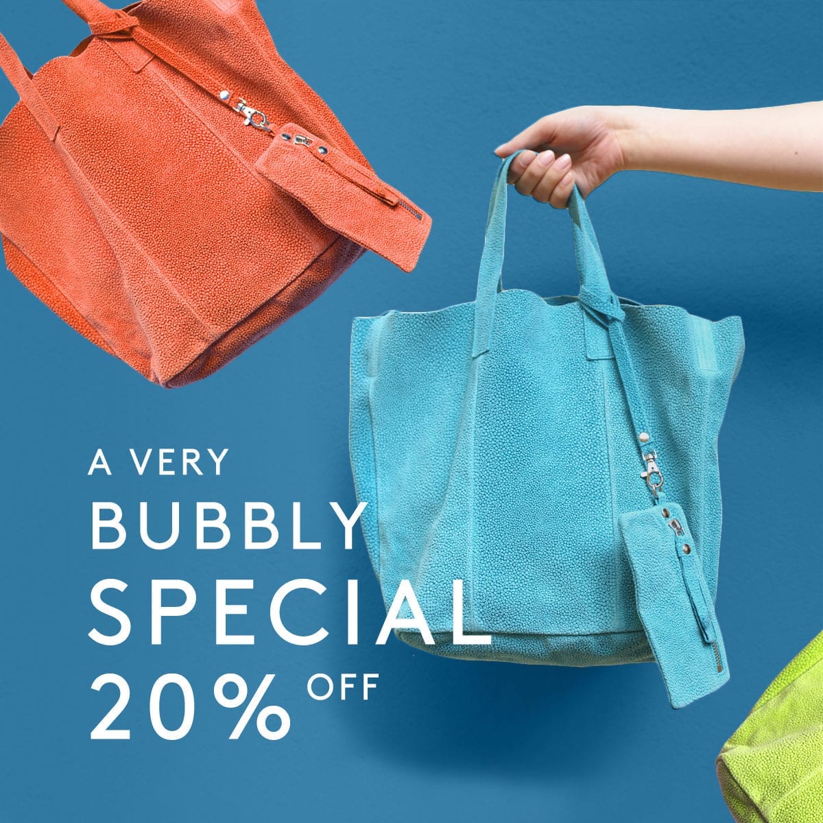 Get a bubbly 20% OFF from selected LUMI summer items