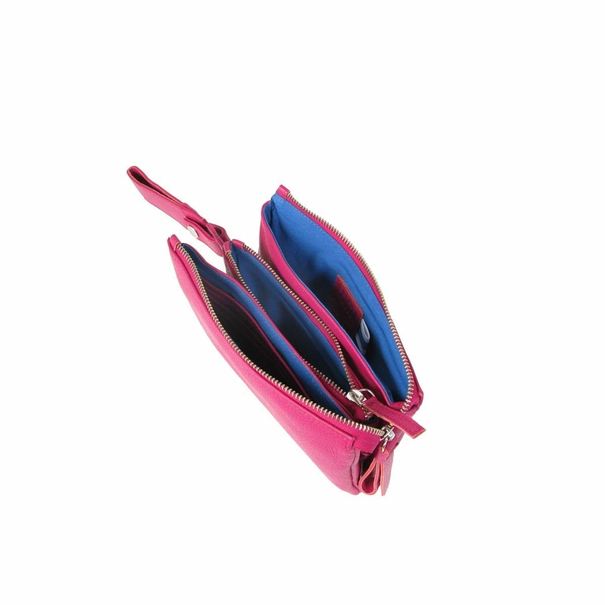LUMI Venla Wristlet in berry pink