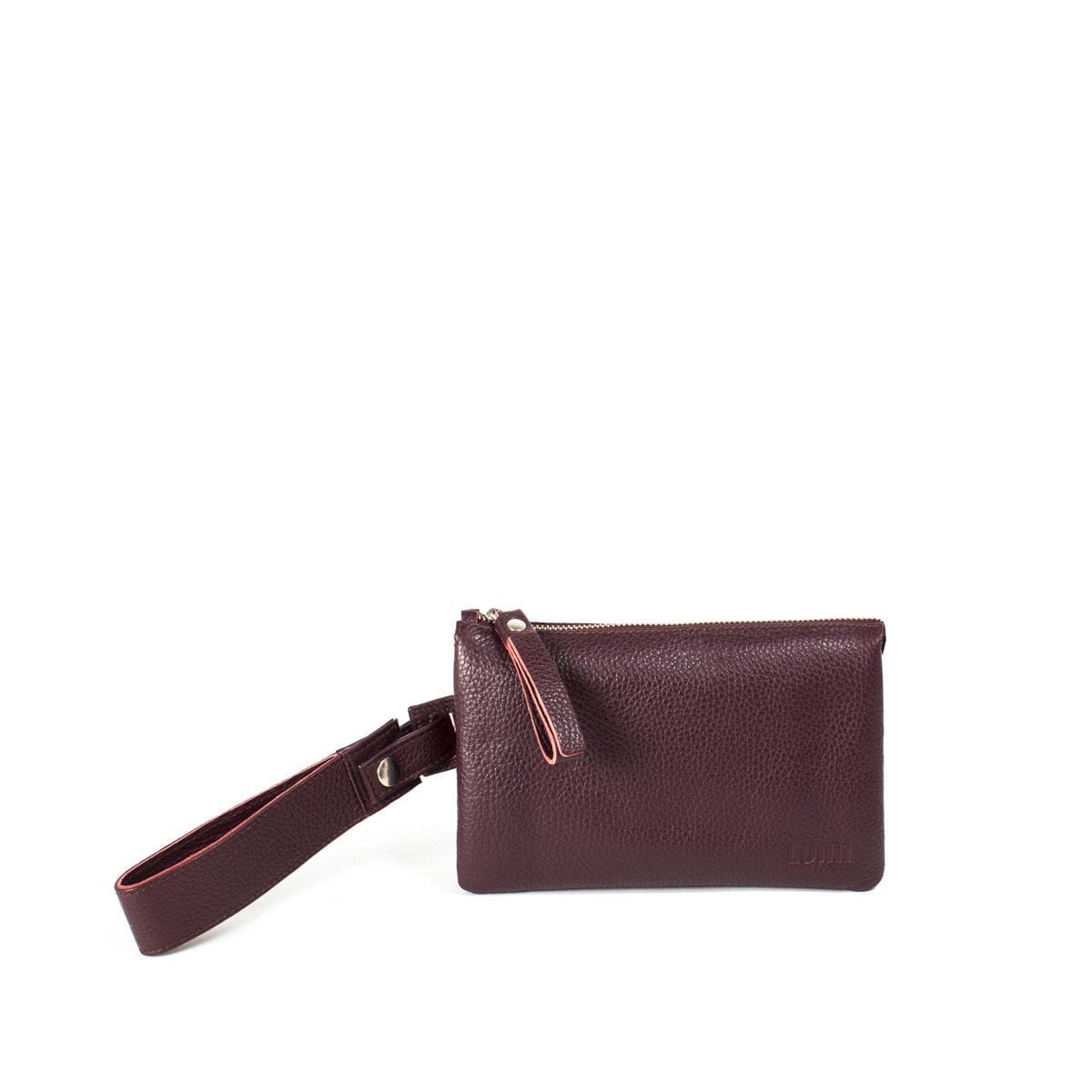 LUMI Venla Wristlet in carmin red