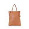 LUMI Mia XXL Tote in cognac.