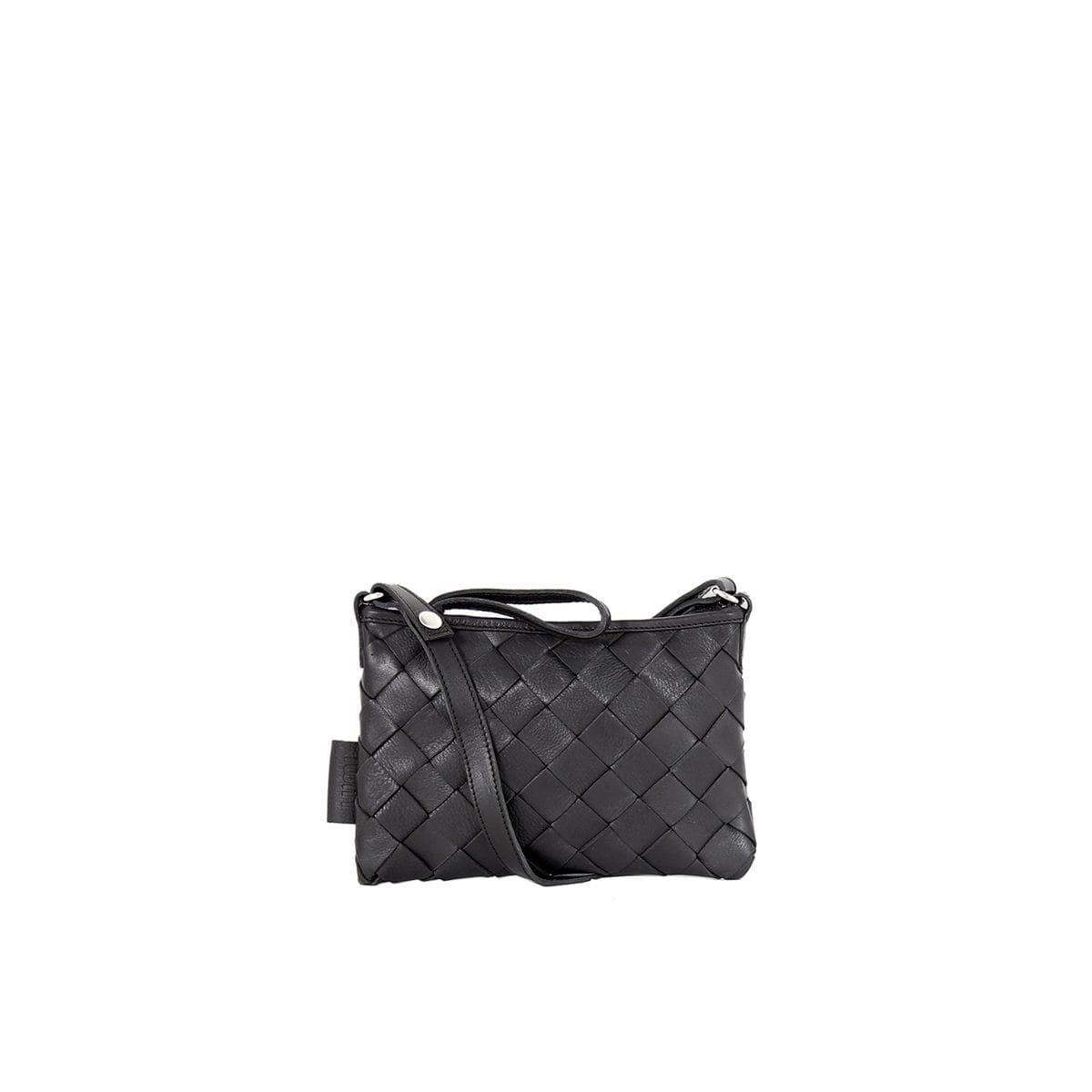 Toarie Woven Clutch Small Black Lumi Accessories Home Shoulder Bags Toarie Woven Clutch Small Black