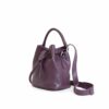 LUMI Klara Small Bucket Bag, in beautiful rich grape colour.