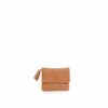 LUMI Emma Wallet, in cognac, carries your tiny necessities beautifully.