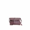 LUMI Stella Pouch Bag, in wine, is made of vegetable tanned goat leather. Chemical free dyeing