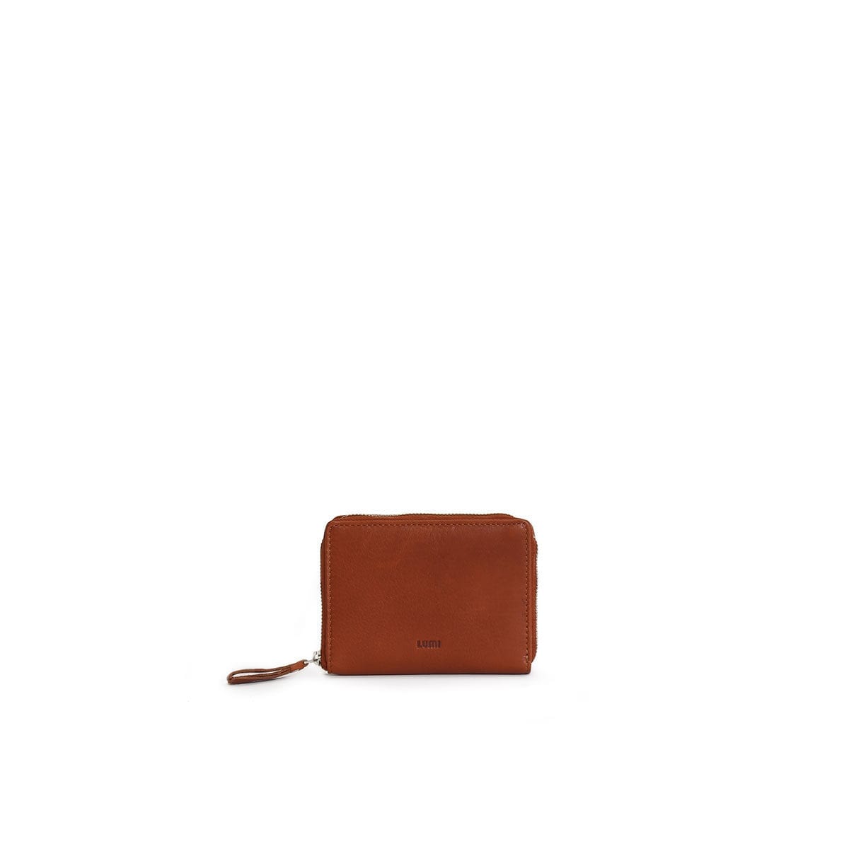 LUMI Ziparound Wallet Medium, in cognac, is a great daily essential.