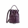 LUMI Katariina Large Bucket Bag in beautiful rich grape colour.