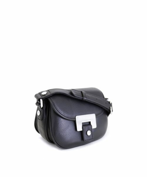 LUMI Olivia Mini Saddler, in black.