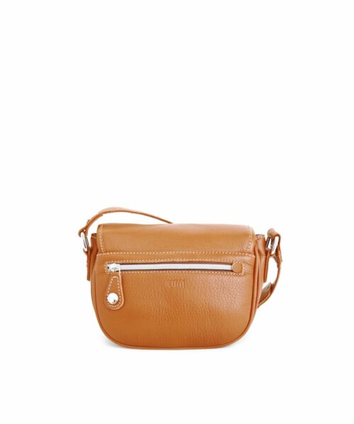 LUMI Olivia Mini Saddler in timeless and elegant toffee colour.